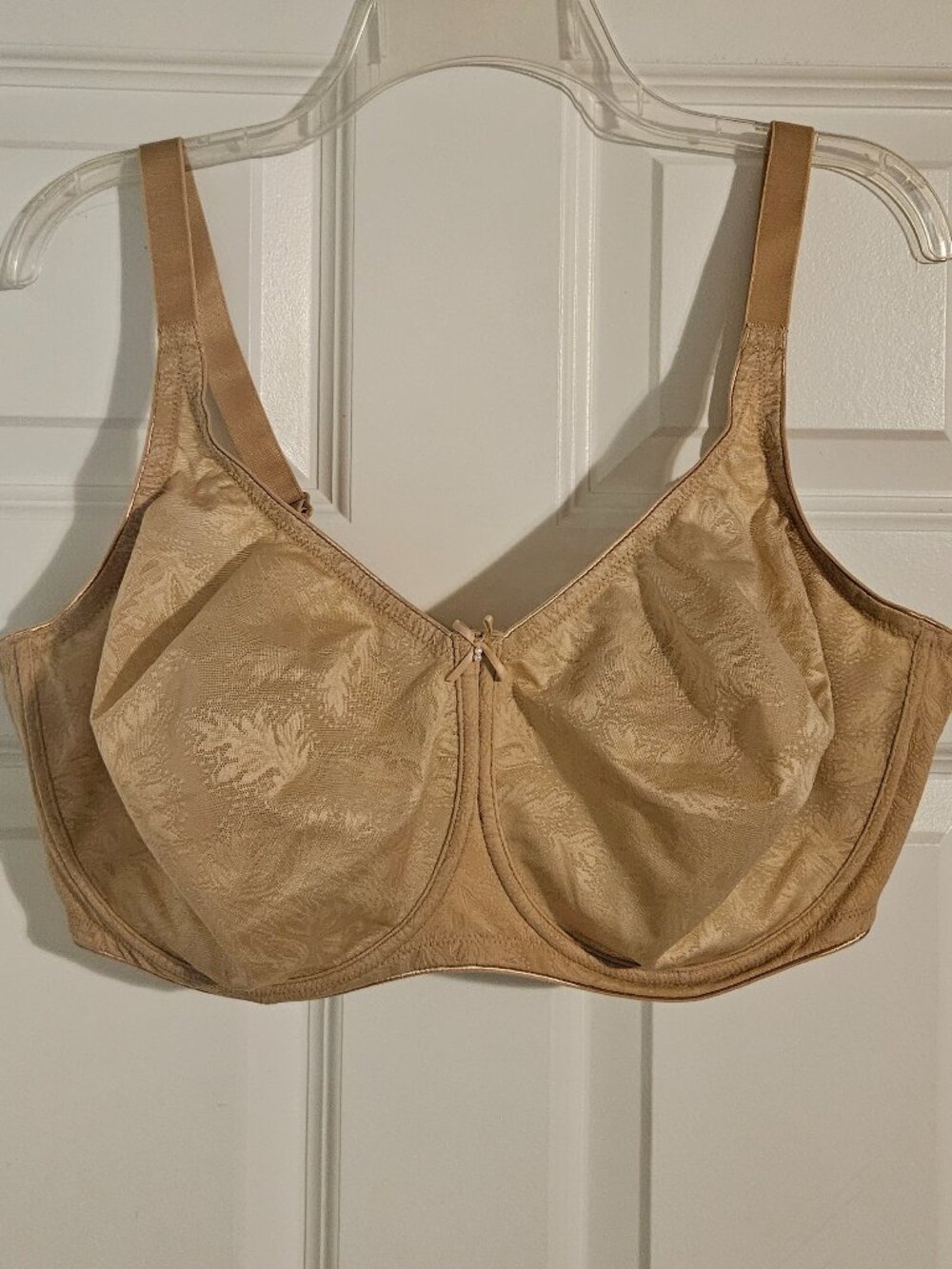 Dominique 44DD/E Nude Full Coverage Underwire Bra Beige Lace Never Worn